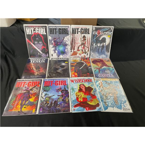 BOX OF 113 ASSORTED IMAGE & INDY ISSUE #1'S COMIC BOOKS