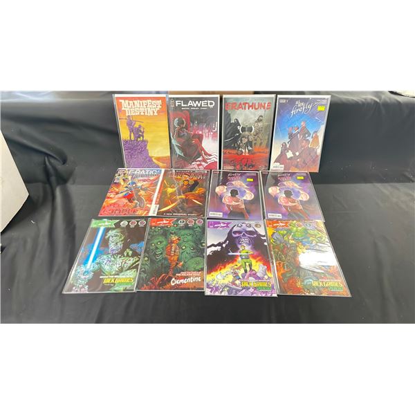 BOX OF 117 INDY ISSUE #1'S COMIC BOOKS