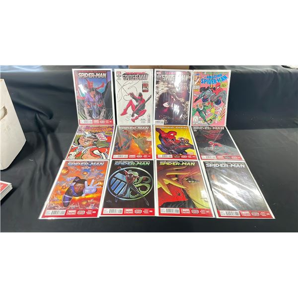 BOX OF 110 ASSORTED SPIDER-MAN & MISC. COMIC BOOKS