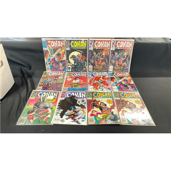 BOX OF 105 ASSORTED COMIC BOOKS INCLUDING; CONAN, FANTASTIC FOUR, AVENGERS & UNCANNY X-MEN