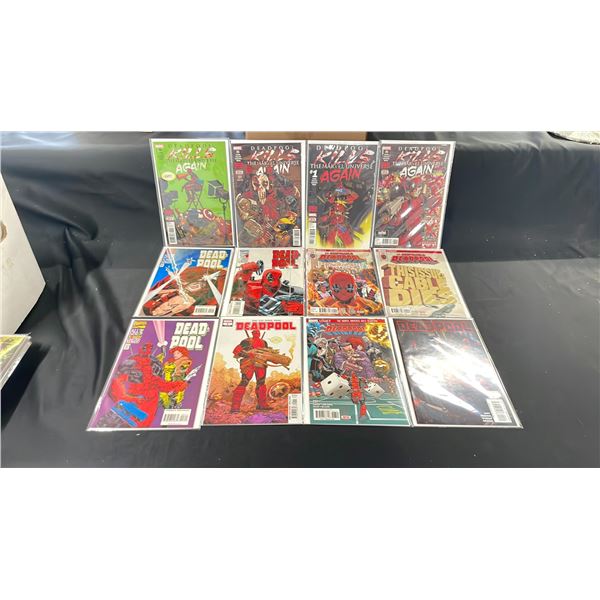 BOX OF 103 ASSORTED COMIC BOOKS INCLUDING; DEADPOOL, GHOST RIDER & MASTER OF KUNG FU