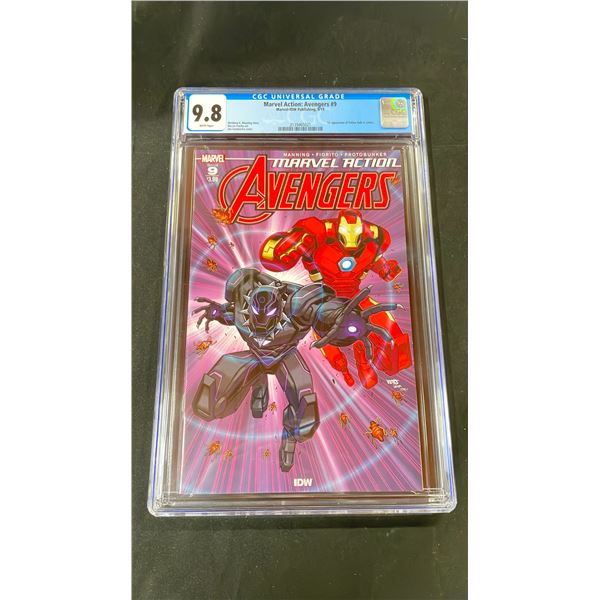 CGC 9.8 MAARVEL ACTION: AVENGERS #9 - 1ST APPEARANCE OF YELLOW HULK IN CAMEO