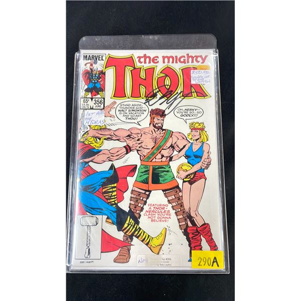 MARVEL THE MIGHTY THOR #356 - 1ST APPEARANCE OF THE HYDRAS - SIGNED BY BOB LAYTON