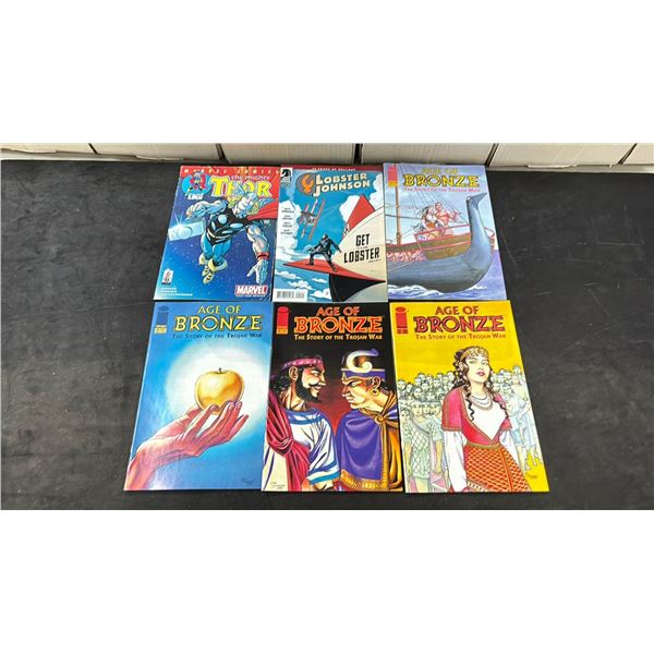 BOX OF ASSORTED COMIC BOOKS