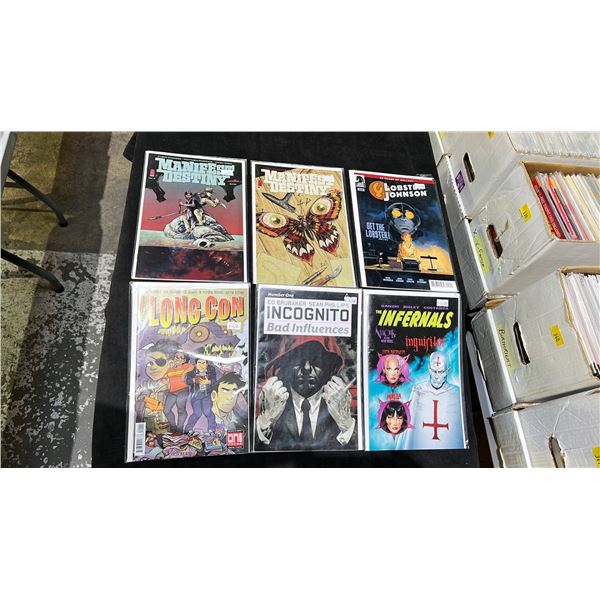 BOX OF ASSORTED COMIC BOOKS