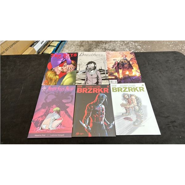 BOX OF ASSORTED COMIC BOOKS