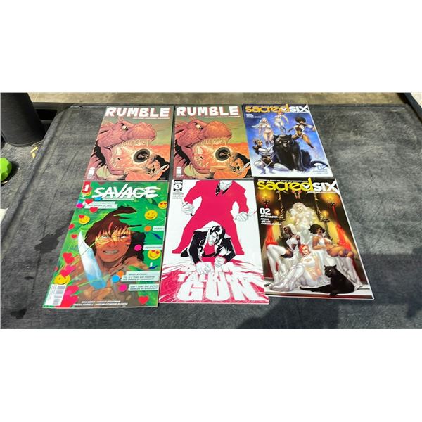 BOX OF ASSORTED COMIC BOOKS