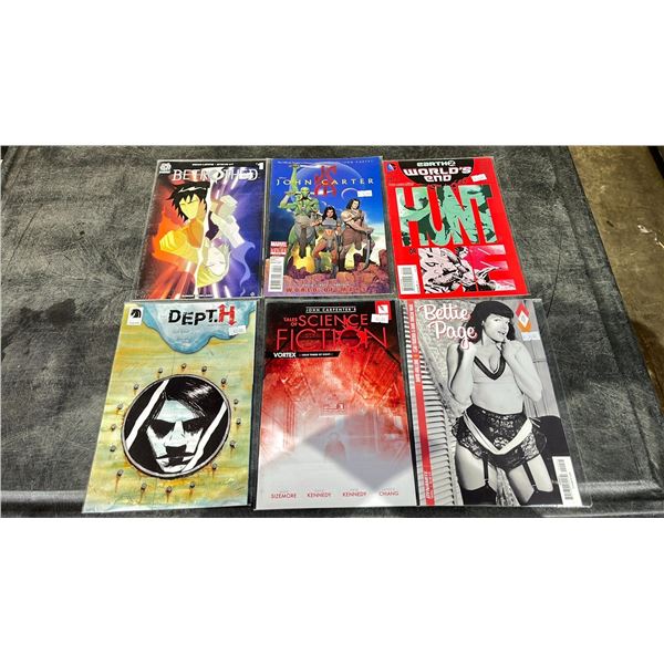 BOX OF ASSORTED COMIC BOOKS