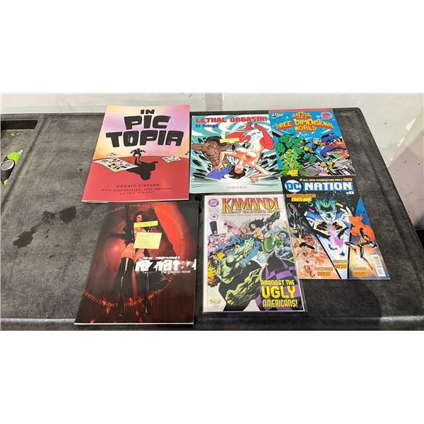 BOX OF ASSORTED COMIC BOOKS