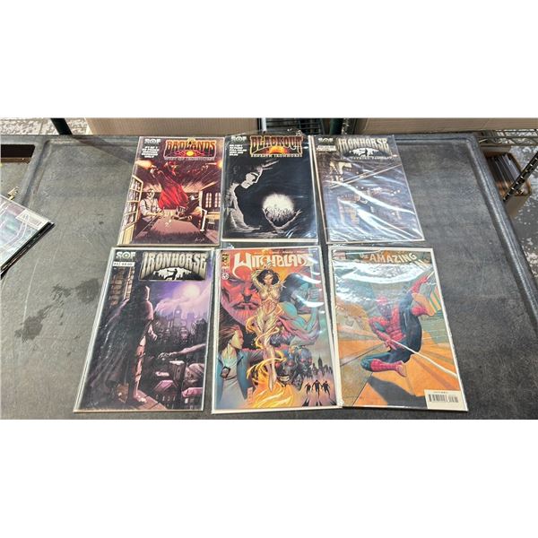 BOX OF ASSORTED COMIC BOOKS