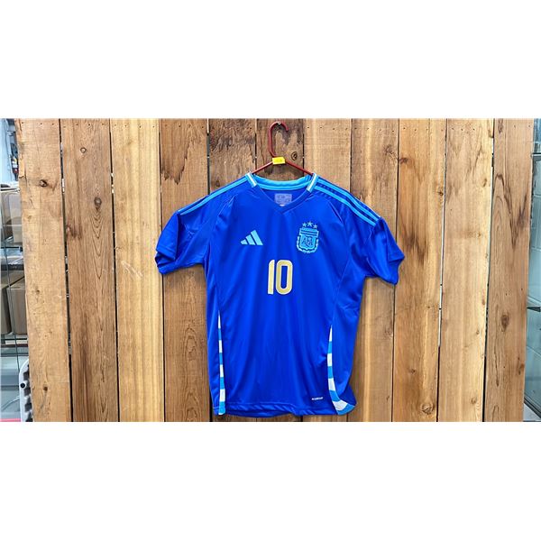 AUTOGRAPHED ADIDAS AFA LIONEL MESSI JERSEY SIZE L