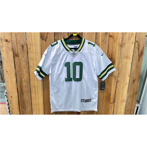 AUTOGRAPHED NIKE GREEN BAY PACKERS JORDAN LOVE JERSEY SIZE L