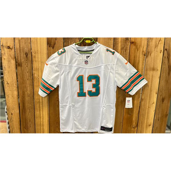 AUTOGRAPHED NIKE MIAMI DOLPHINS DAN MARINO JERSEY SIZE L