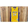 Image 1 : AUTOGRAPHED MITCHELL AND NESS LOS ANGELES LAKERS SHAQUILLE O'NEAL JERSEY SIZE L