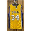 Image 2 : AUTOGRAPHED MITCHELL AND NESS LOS ANGELES LAKERS SHAQUILLE O'NEAL JERSEY SIZE L