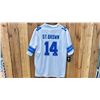 Image 2 : AUTOGRAPHED NIKE DETROIT LIONS AMON-RA ST. BROWN JERSEY SIZE L