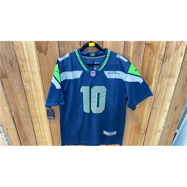 AUTOGRAPHED NIKE SEATTLE SEAHAWKS COOPER KUPP JERSEY SIZE L