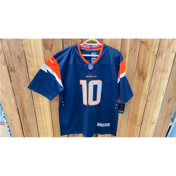 AUTOGRAPHED NIKE DENVER BRONCOS BO NIX JERSEY SIZE L