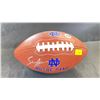 Image 1 : AUTOGRAPHED RUDY NOTRE DAMN FOOTBALL BY SEAN ASTIN