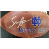 Image 4 : AUTOGRAPHED RUDY NOTRE DAMN FOOTBALL BY SEAN ASTIN