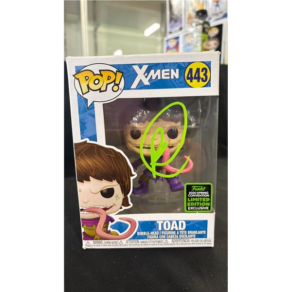 FUNKO POP! X-MEN #443 TOAD LIMITED EDITION AUTOGRAPHED BY RAY PARK