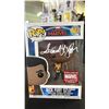 Image 1 : FUNKO POP! CAPTAIN MARVEL #447 NICK FURY WITH GOOSE THE CAT AUTOGRAPHED BY SAMUEL L. JACKSON