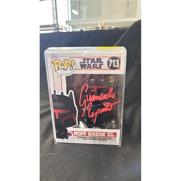 FUNKO POP! STAR WARS #713 MOFF GIDEON WITH ARMOR AUTOGRAPHED BY GIANCARLO ESPOSITO