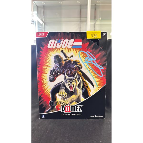 G.I. JOE DOMEZ SERIES 1 FIGURINES AUTOGRAPHED BY RAY PARK