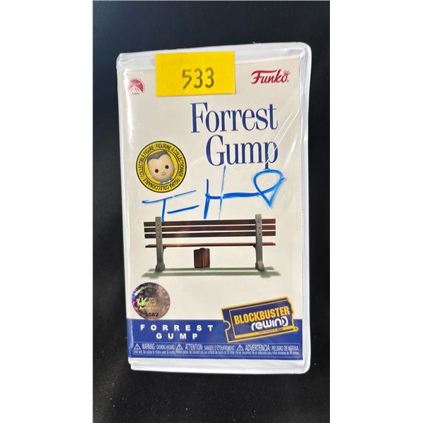 FUNKO BLOCKBUSTER REWIND FORREST GUMP FIGURE AUTOGRAPHED BY TOM HANKS