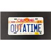 Image 1 : BACK TO THE FUTURE LICENSE PLATE AUTOGRAPHED BY CHRISTOPHER LLOYD