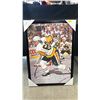 Image 1 : AUTOGRAPHED FRAMED CANVAS PRINT OF PITTSBURGH PENGUINS JAROMIR JAGR 20" X 29"