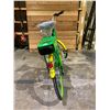 Image 2 : GREEN & YELLOW E-BIKE WITH BATTERY, KEY & CHARGER