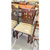 Image 2 : THREE ASSORTED DINING CHAIRS
