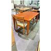 Image 1 : CHERRY LOOK 59"W X 35.5"D X 30"H DINING TABLE WITH 3 DINING CHAIRS