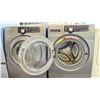 Image 2 : SAMSUNG GREY WF221ANGXAA CLOTHES WASHER & SAMSUNG GREY DV221AEG/XAC CLOTHES DRYER 27"W SET