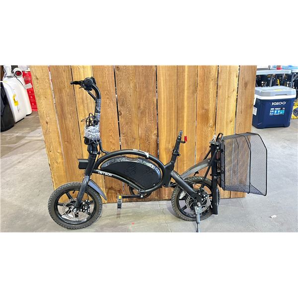 *TESTED WORKING* JETSON BOLT PRO E-BIKE WITH CHARGER & REAR BASKET (NO SEAT)