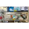 Image 1 : ASSORTED KITCHEN GLASSWARE & TABLE CLOTHS