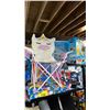 Image 3 : SHELF OF ASSORTED ITEMS INCLUDING; FIGURE SKATES, FAMILY POOL, UNICORN KIDS CHAIR & MORE