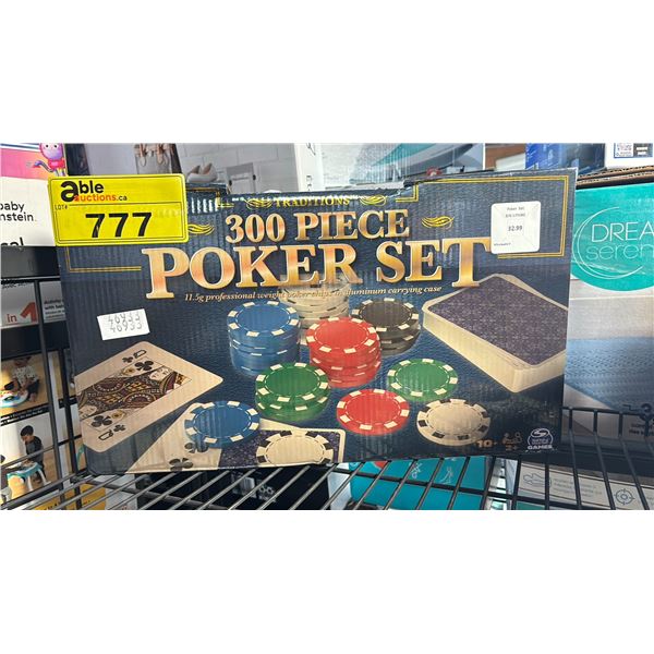 TRADITIONS 300-PC POKER SET