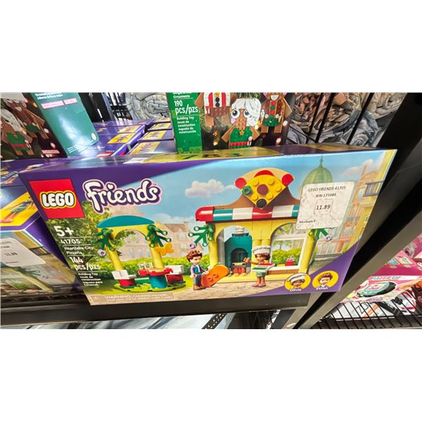 6 LEGO FRIENDS HEARTLAKE CITY PIZZERIA 41705 BUILDING TOYS & LEGO GINGERBREAD ORNAMENTS 40462