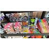 Image 1 : SHELF OF ASSORTED TOYS INCLUDING; BUBBLE WANDS, NERF WATER PODS, PUNIRUNES DIGITAL PETS & MORE