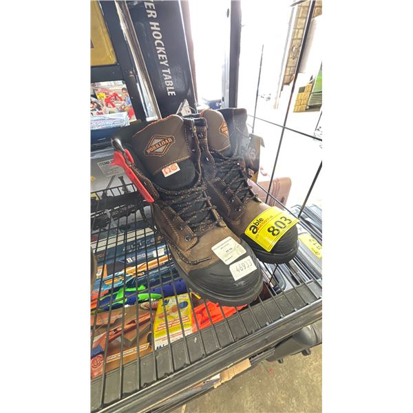 WORKLOAD MENS STEEL TOE BOOTS SIZE 8