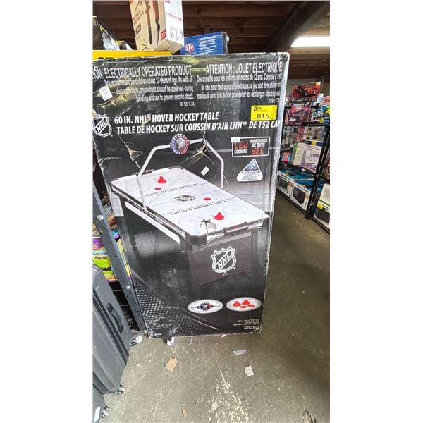 60" NHL HOVER HOCKEY TABLE