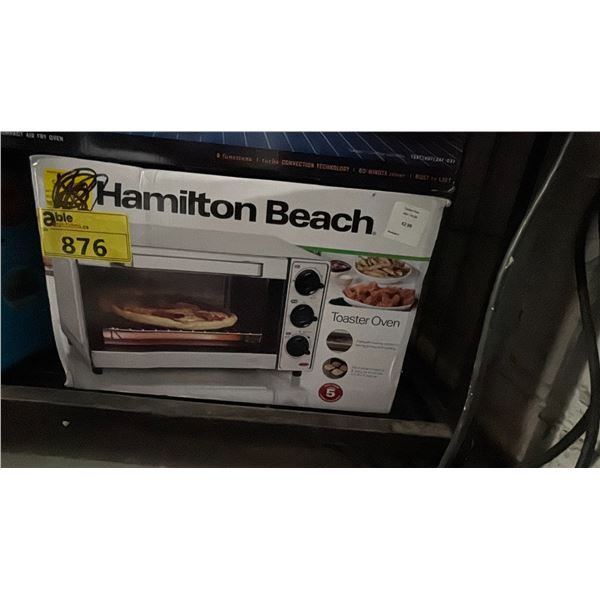 HAMILTON BEACH TOASTER OVEN