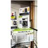Image 1 : SHELF OF ASSORTED ITEMS INCLUDING; MICROWAVE OVEN, COFFEE MAKER, BLENDERS & MORE