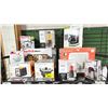 Image 1 : SHELF OF ASSORTED ITEMS INCLUDING; STARFRIT ROCK FAMILY SIZE ELECTRIC GRIDDLE, BEAUTIFUL AIR FRYER,