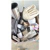 Image 2 : GAYLORD OF ASSORTED ITEMS INCLUDING; BEDDING, WASTE BIN, LUGGAGE & MORE (MAY BE MISSING PARTS &