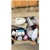 Image 1 : GAYLORD OF ASSORTED ITEMS INCLUDING; 3 DRAWER ORGANIZER, BEDDING, CURTAINS & MORE