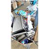 Image 1 : GAYLORD OF ASSORTED ITEMS INCLUDING; FANS, WASTE BIN, IRONING BOARD & MORE (UNKNOWN WORKING