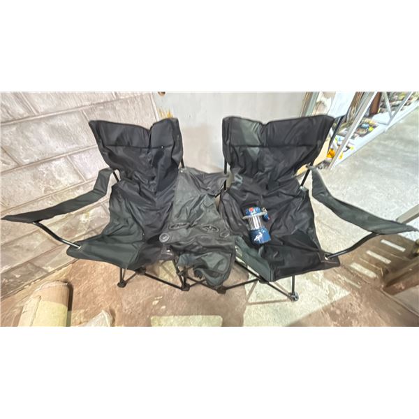 FOLDING CAMPING CHAIR & LANTERN
